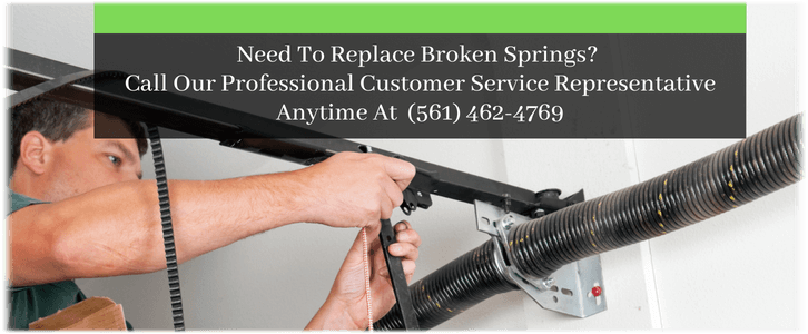 Broken Garage Door Spring Repair Boynton Beach (561) 462-4769